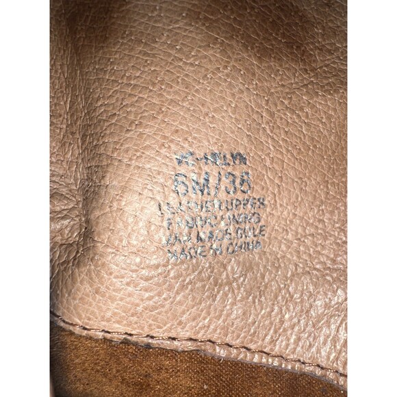 Vince Camuto Helyn Bootie Ankle Boots Tan Brown Leather Stacked Heel Women's 6 M - Picture 12 of 12